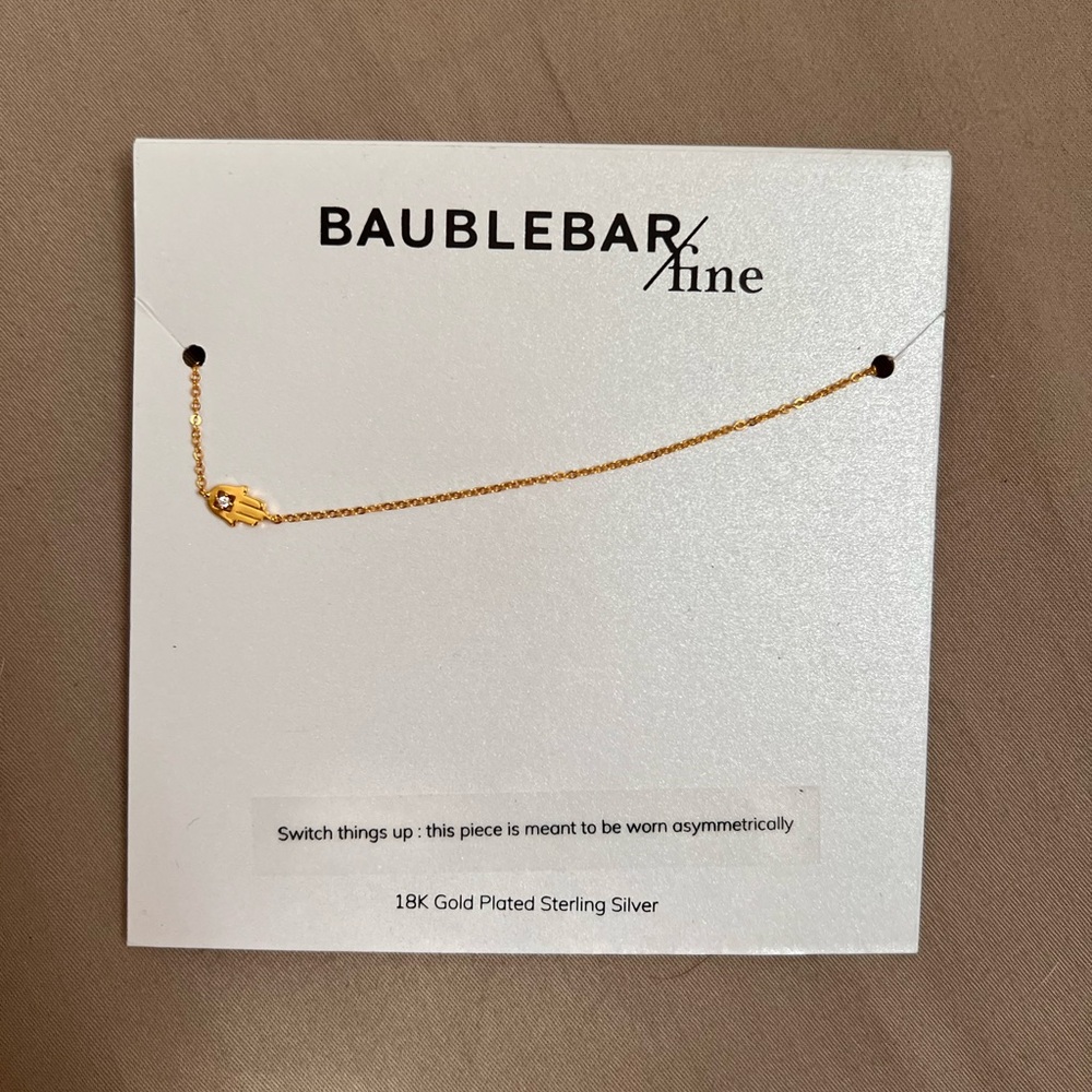 Baublebar Fine Hamsa 🪬 Necklace